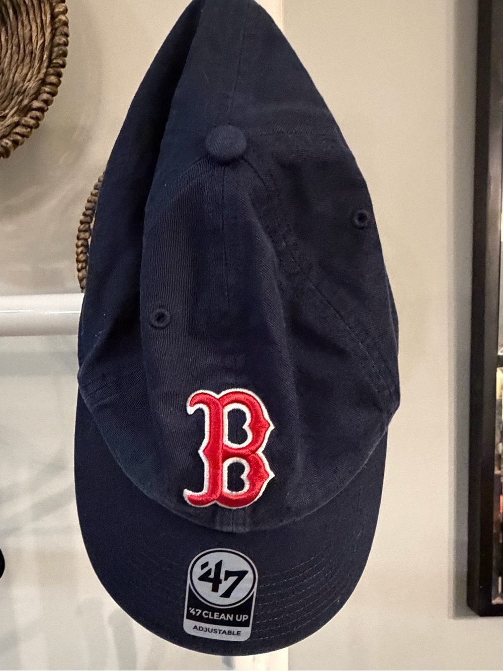 New ✨ 47Brand Navy adjustable Boston red socks baseball cap